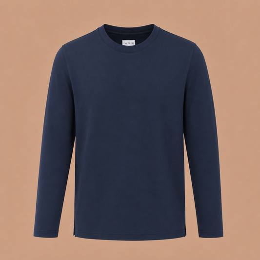 PAL ZILERI Long Sleeve Tee - Navy