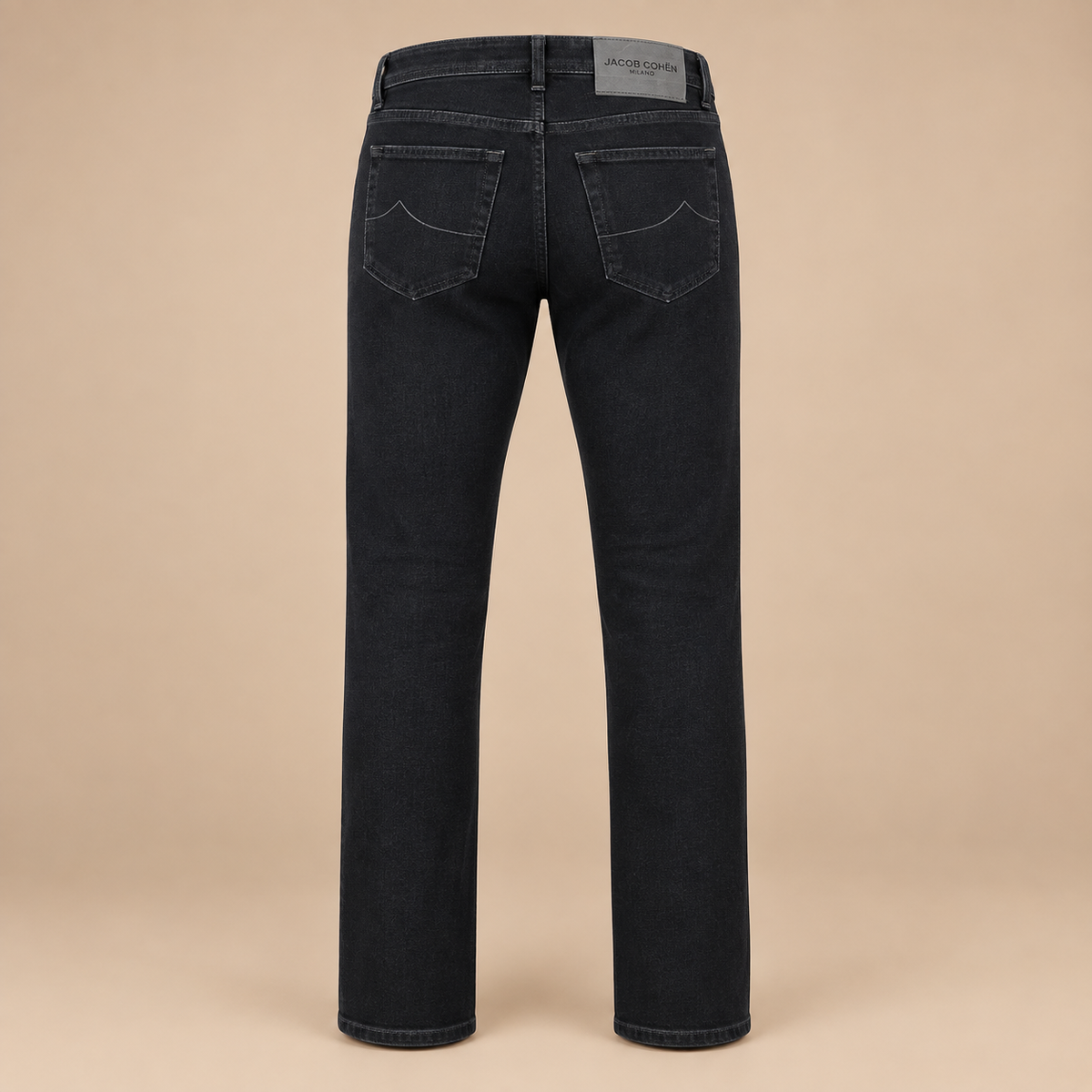 JACOB COHEN Bard Horse Hair Badge 5 pocket Jeans - Black.