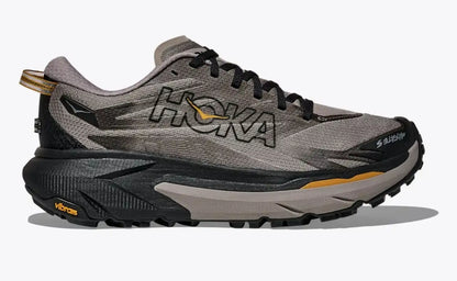HOKA mafate 5 grey black orange