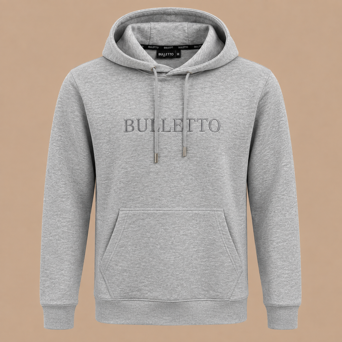 BULLETTO Script Hoody - Grey.