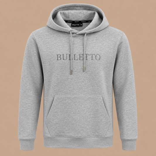 BULLETTO Script Hoody - Grey.
