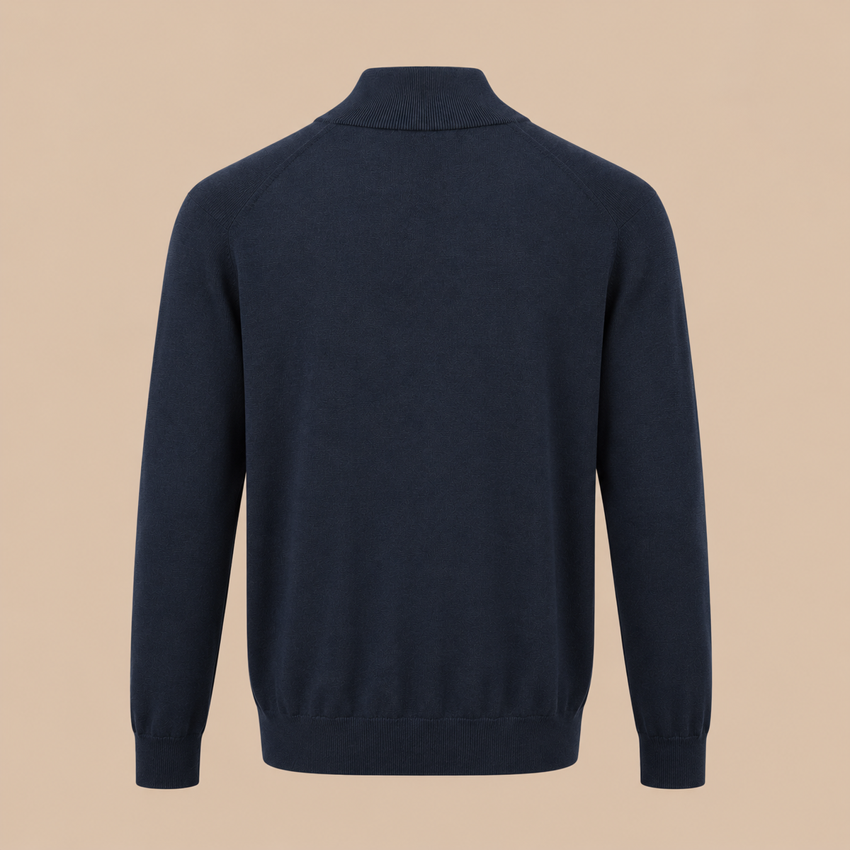 PAL ZILERI  Quarter Zip Knitwear - Navy