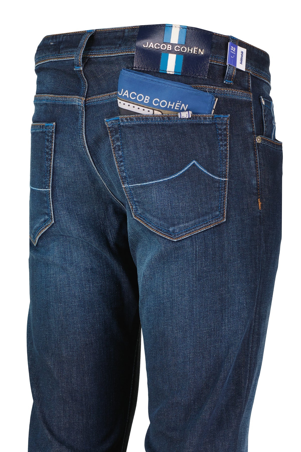 Jacob Cohen Denim Jean / dark blue 5 pocket stretch slim fit nick jean