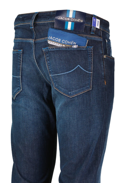 Jacob Cohen Denim Jean / dark blue 5 pocket stretch slim fit nick jean