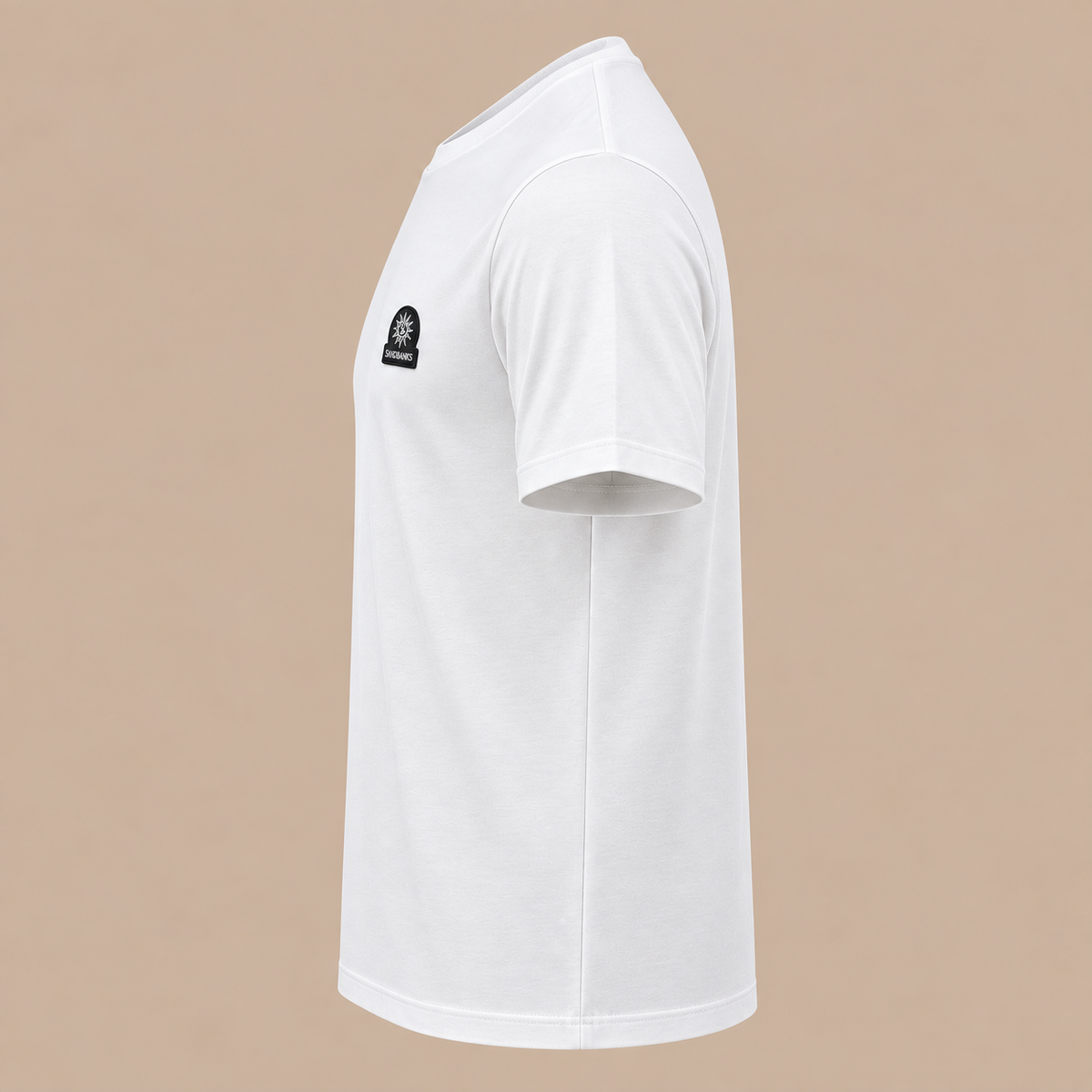 SANDBANKS  Badge Logo T - White