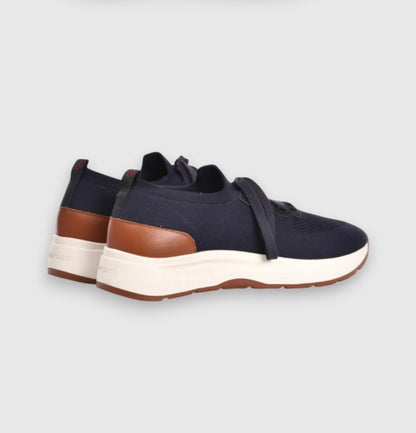 GRAN SASSO knit sneaker navy.