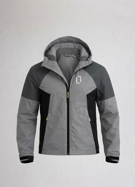 Bulletto  kids tri jacket grey black silver