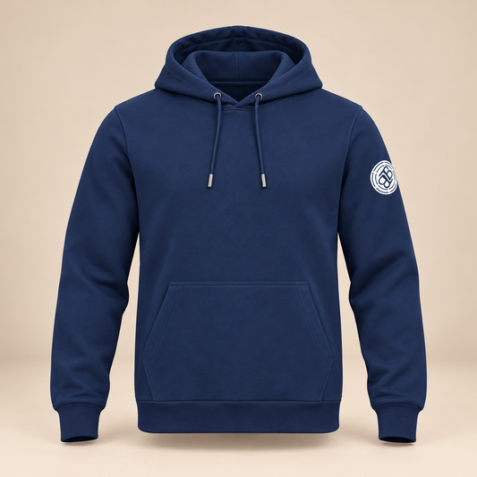 BULLETTO CERCHIO BRICK HOODIE - NAVY.