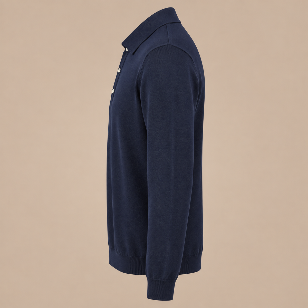 FILLIPPO DE LAURENTIIS Button Polo - Navy
