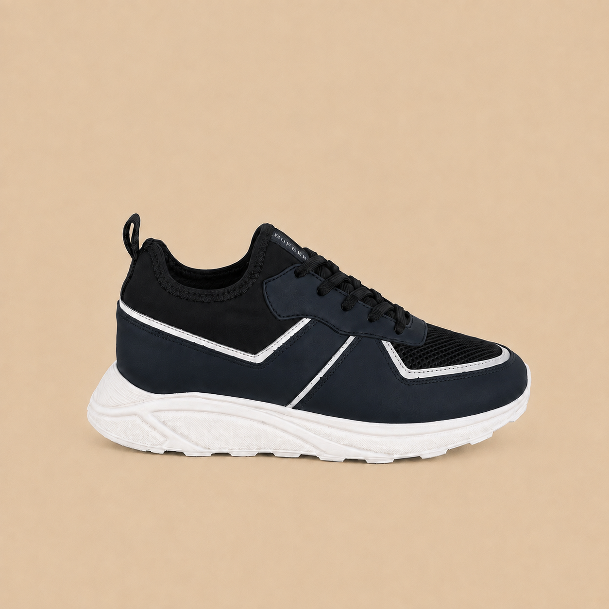 BULLETTO  Hybrid  Black - Navy Mesh Runner