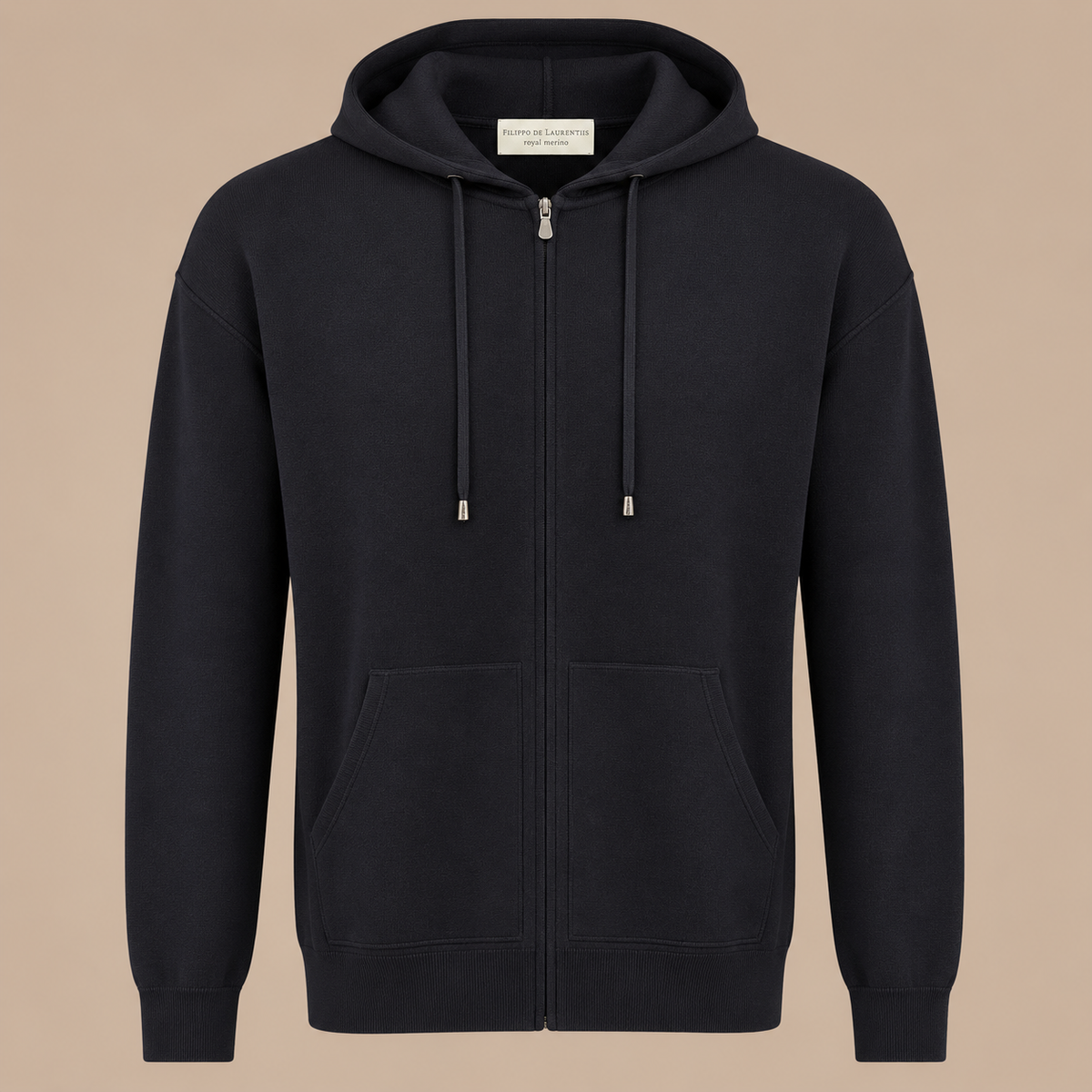 FILLIPPO DE LAURENTIS Hood Cardigan - Navy