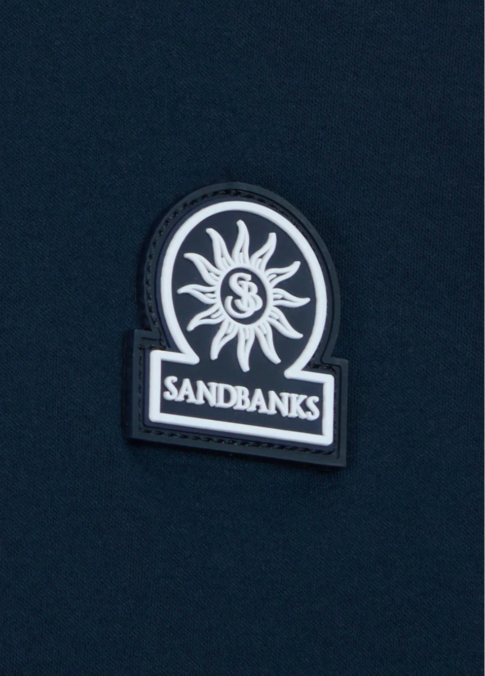 Sandbanks Badge Logo T - navy