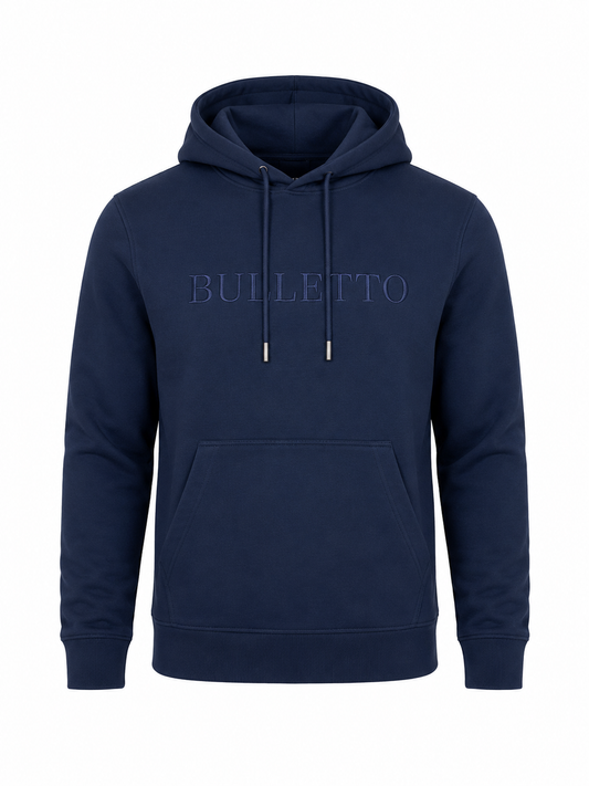 BULLETTO SCRIPT HOODIE NAVY