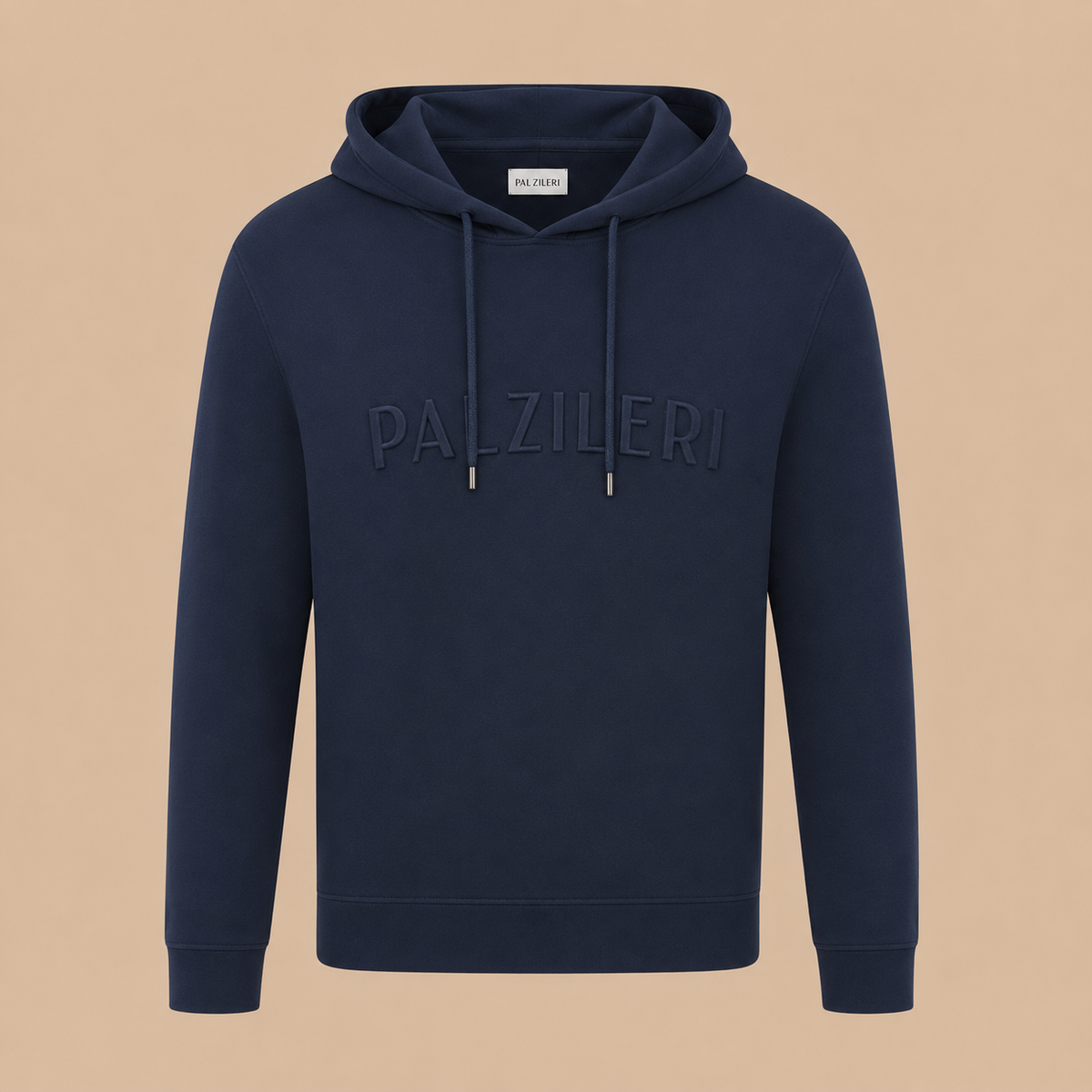 PAL ZILERI Logo Hoodie -Navy