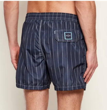 Gran Sasso Swim Short - navy stripe