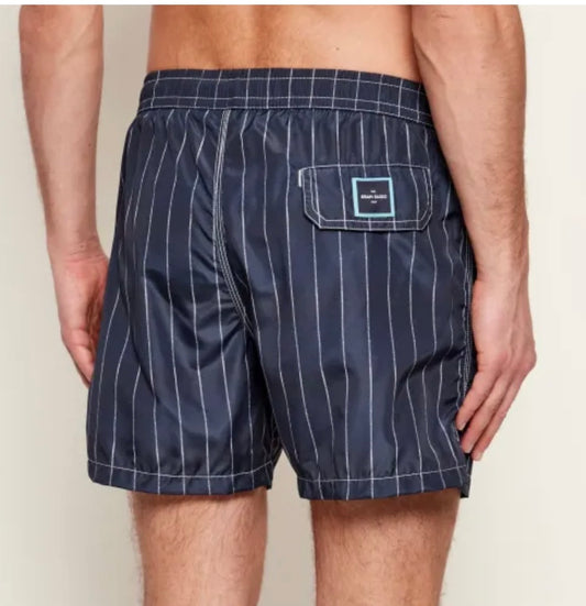 Gran Sasso Swim Short - navy stripe