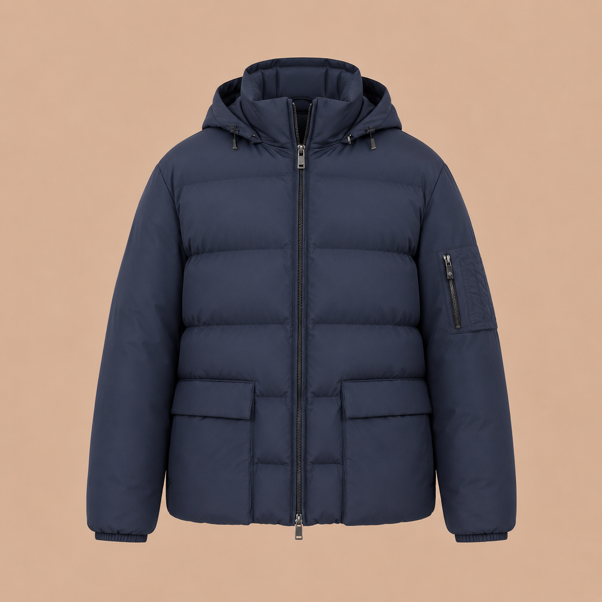 PAL ZILERI Puffer Coat - Navy
