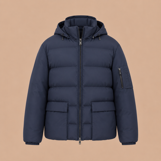 PAL ZILERI Puffer Coat - Navy