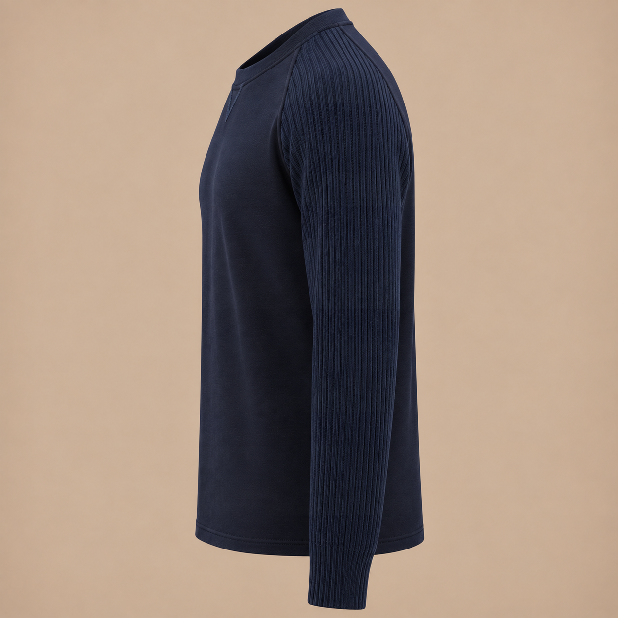 CAPOBIANCO Crew Knit Jumper Navy