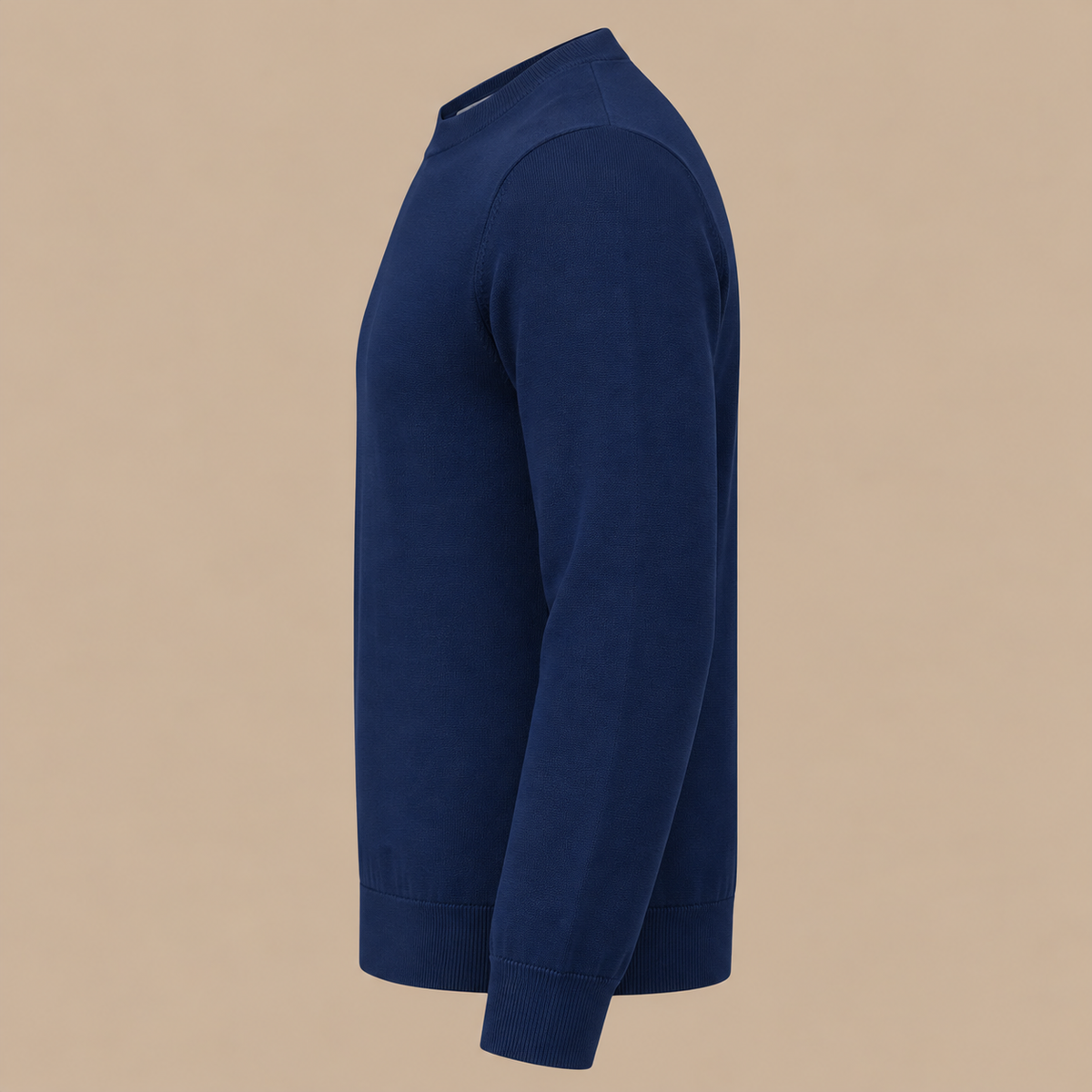 PROFUOMO CREW NECK KNIT -NAVY