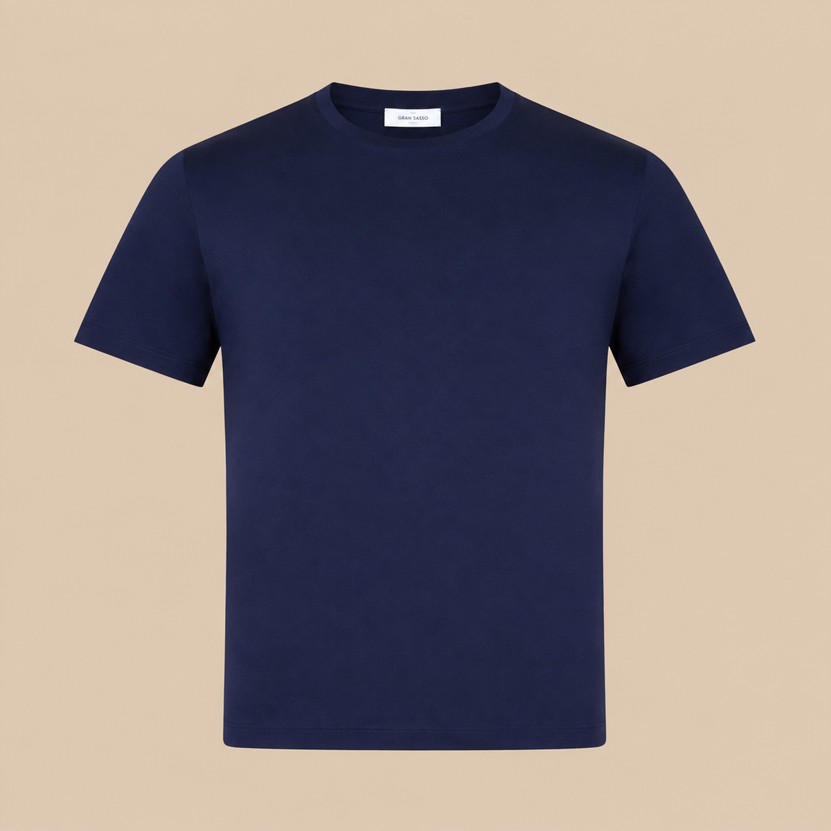 Gran Sasso Mercerized Cotton T - Navy