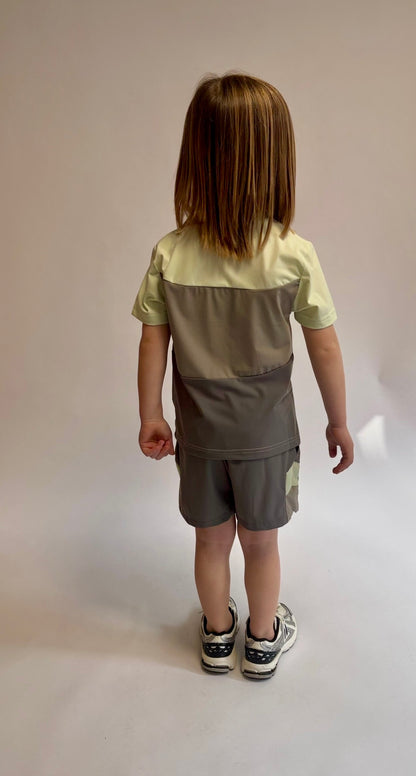 Bulletto  kids formation tri  set green grey