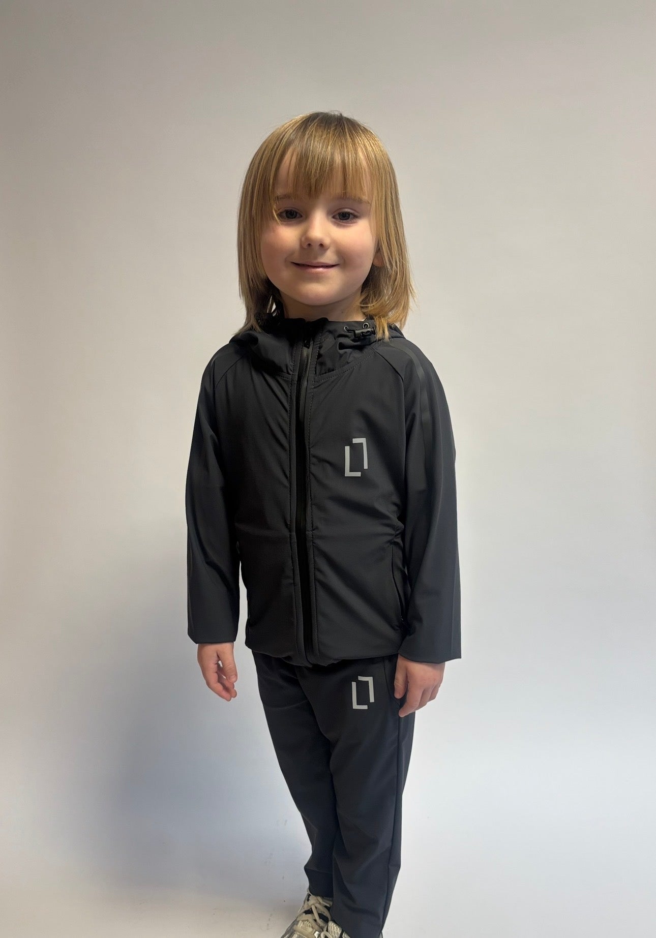 Bulletto  kids tech  tracksuit grey