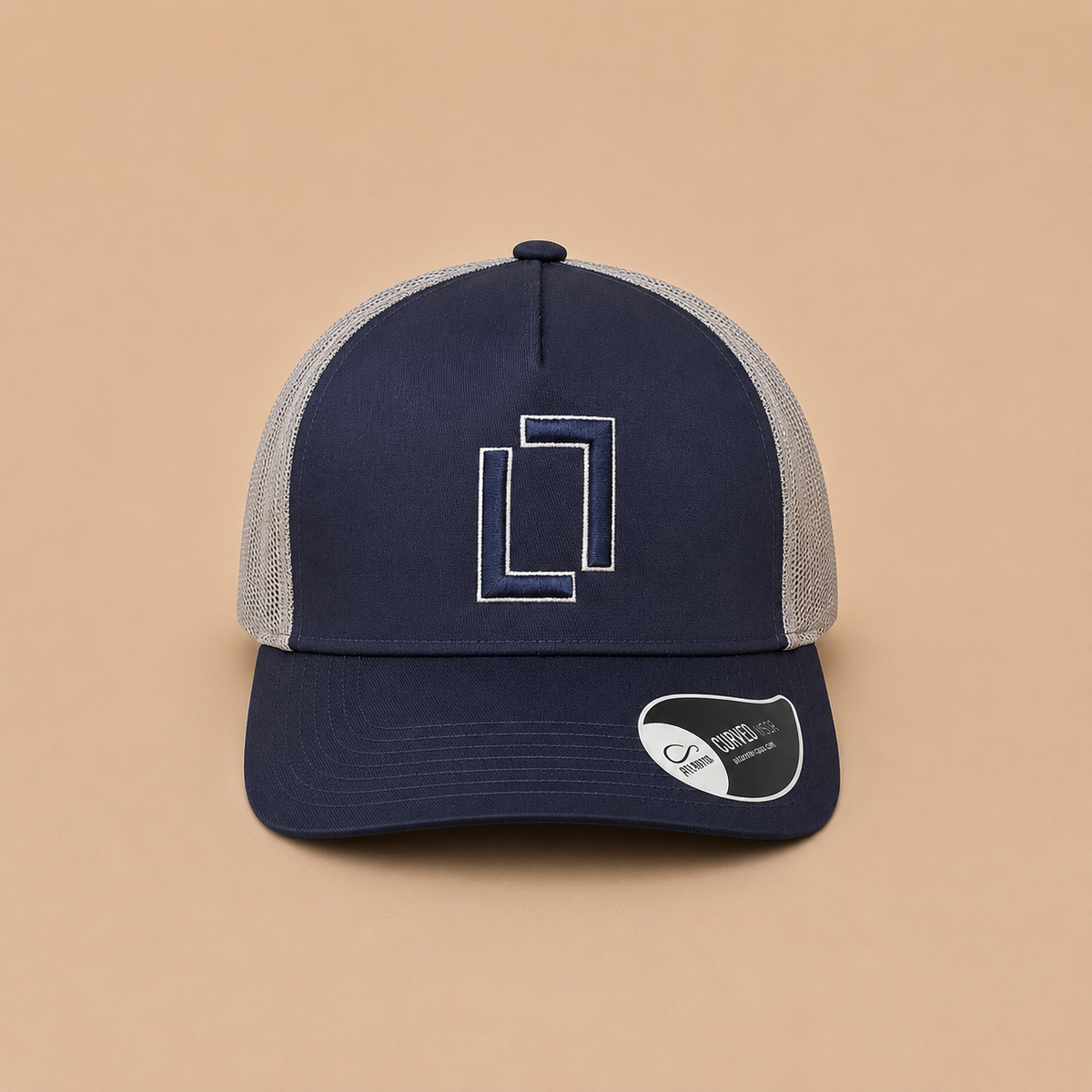 BULLETTO Trucker Cap - Navy Grey.