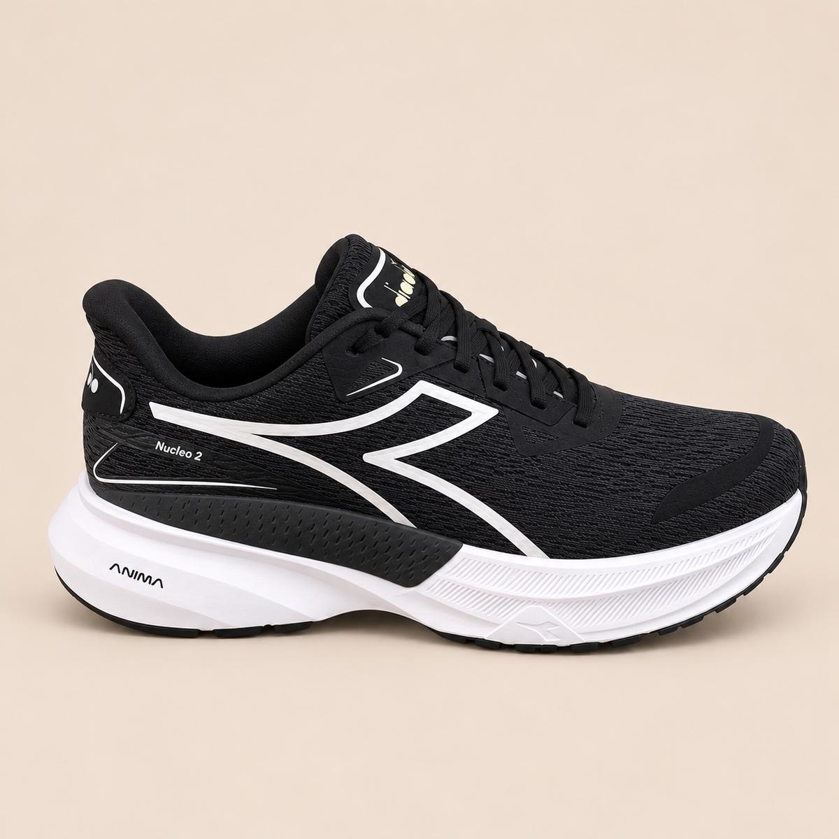 DIADORA NUCELO 2 -Black / Black / White.