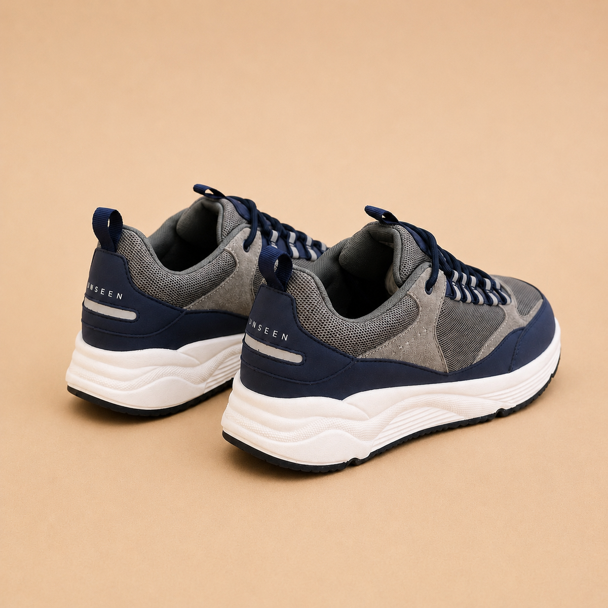 UNSEEN Navy-GREY Sneakers