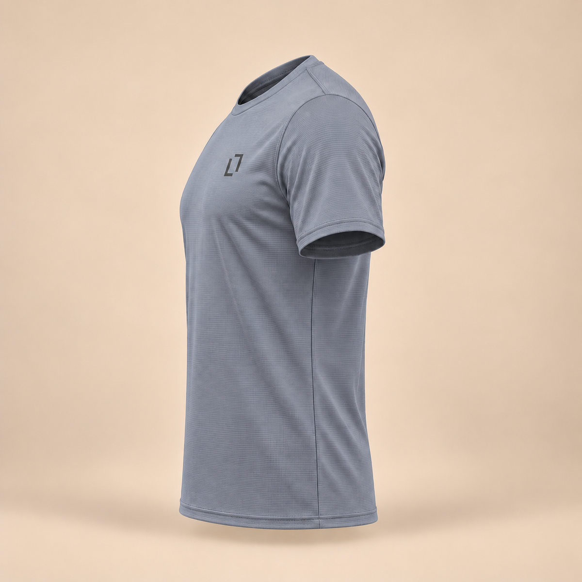 BULLETTO Formation Gym Tee - Steel Grey.