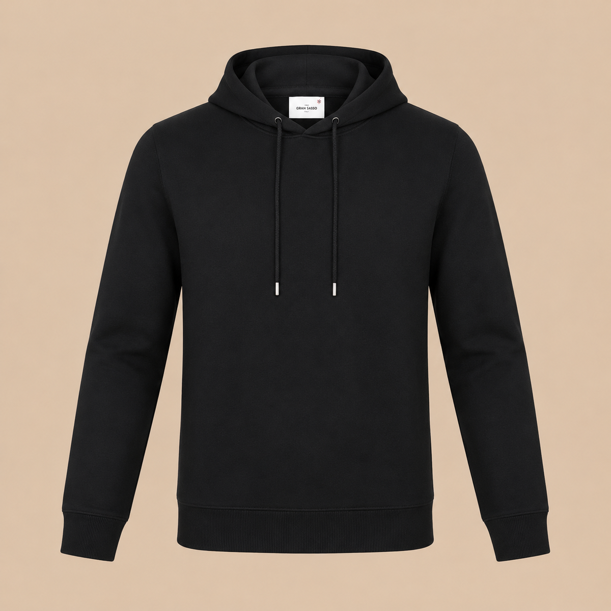 Gran Sasso Merino Hooded Knitwear - Black