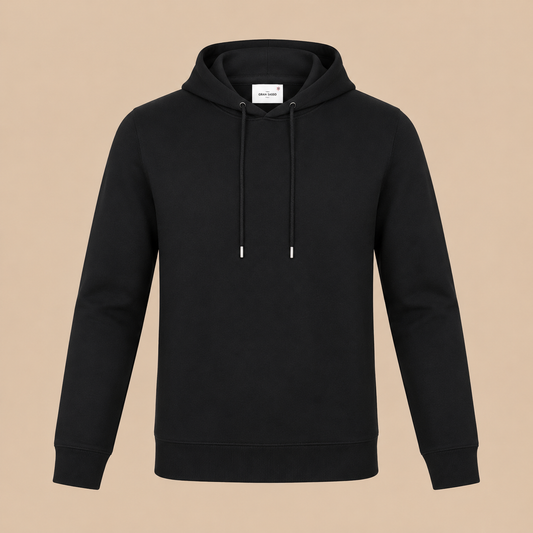 Gran Sasso Merino Hooded Knitwear - Black