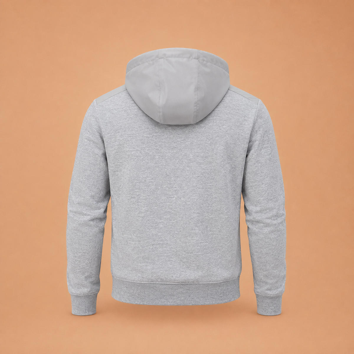Gran Sasso Hybrid Full Zip Hooded Jacket stone / grey