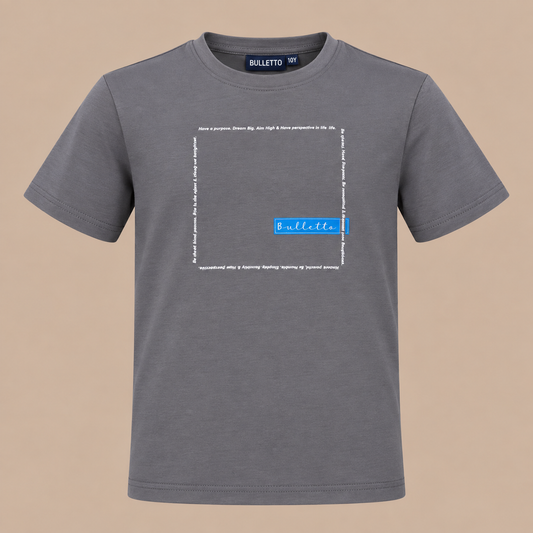KIDS BULLETTO Life Tee - Grey.