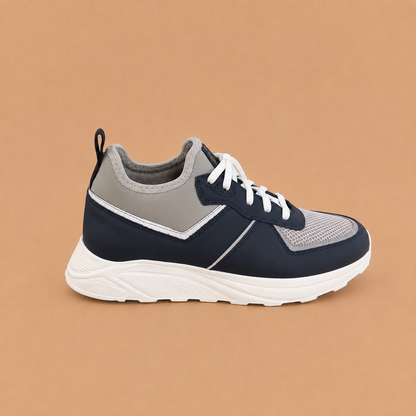 BULLETTO Navy - Grey Hybrid Mesh Runner