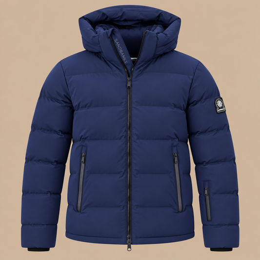 SANDBANKS Waterproof Banks Puffer Coat - Navy