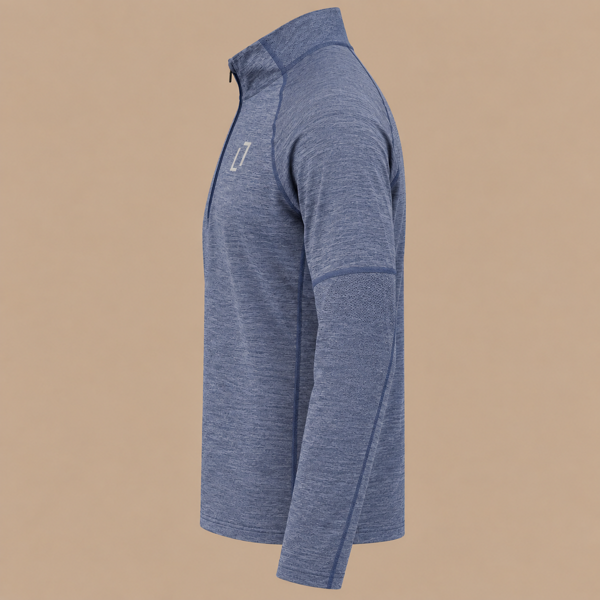 BULLETTO Formation 1/4 Zip - Mid Blue.