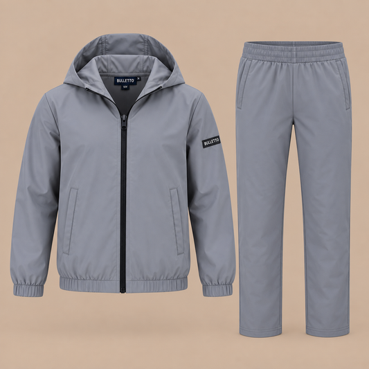 KIDS BULLETTO Flex Tracksuit - Grey.