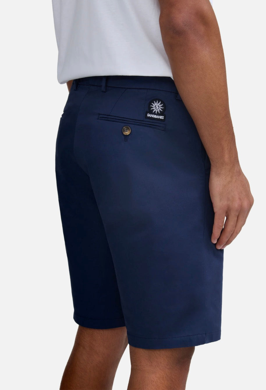 sandbanks chino shorts navy