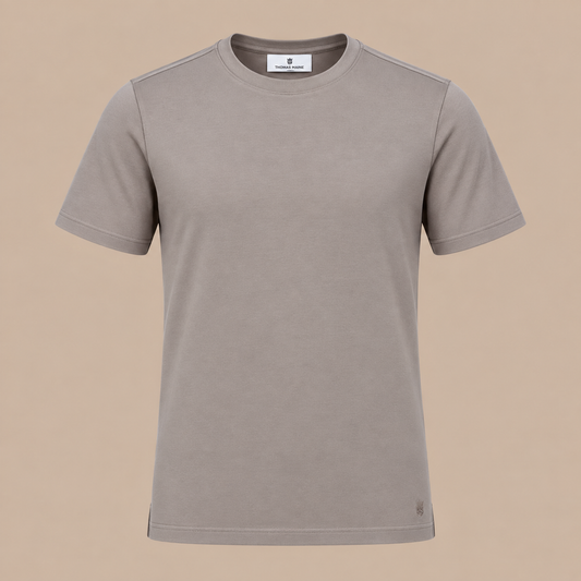 THOMAS MAINE Crew Tee - Beige