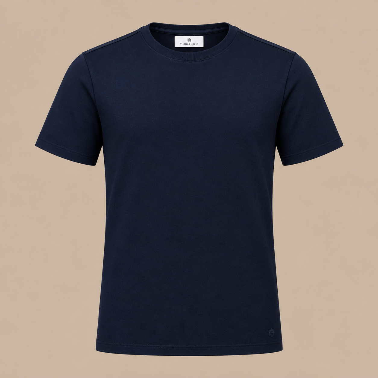THOMAS MAINE Crew Tee - Navy