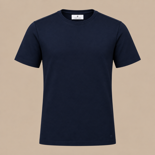 THOMAS MAINE Crew Tee - Navy