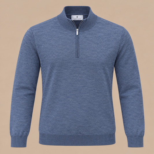 THOMAS MAINE 1/4 ZIP Knit Jumper.