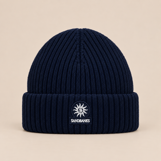 SANDBANKS Beanie Hat - Navy