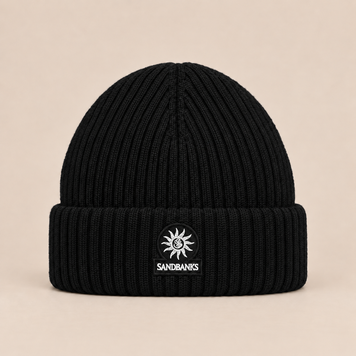 SANDBANKS Beanie Hat - Black