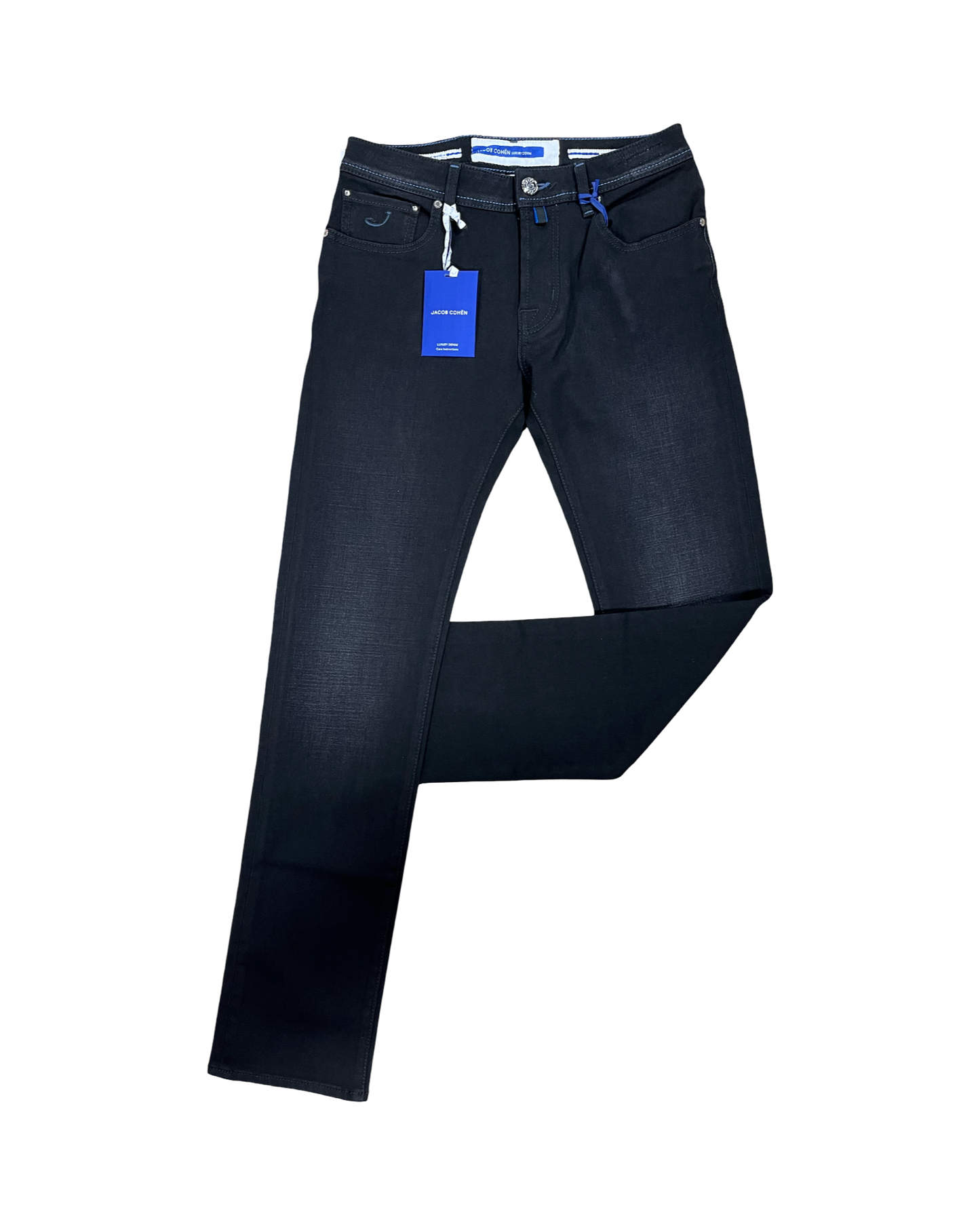 Jacob Cohen Denim Jean black / dark horse hair badge