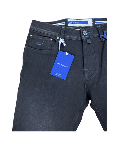 Jacob Cohen Denim Jean black / dark horse hair badge