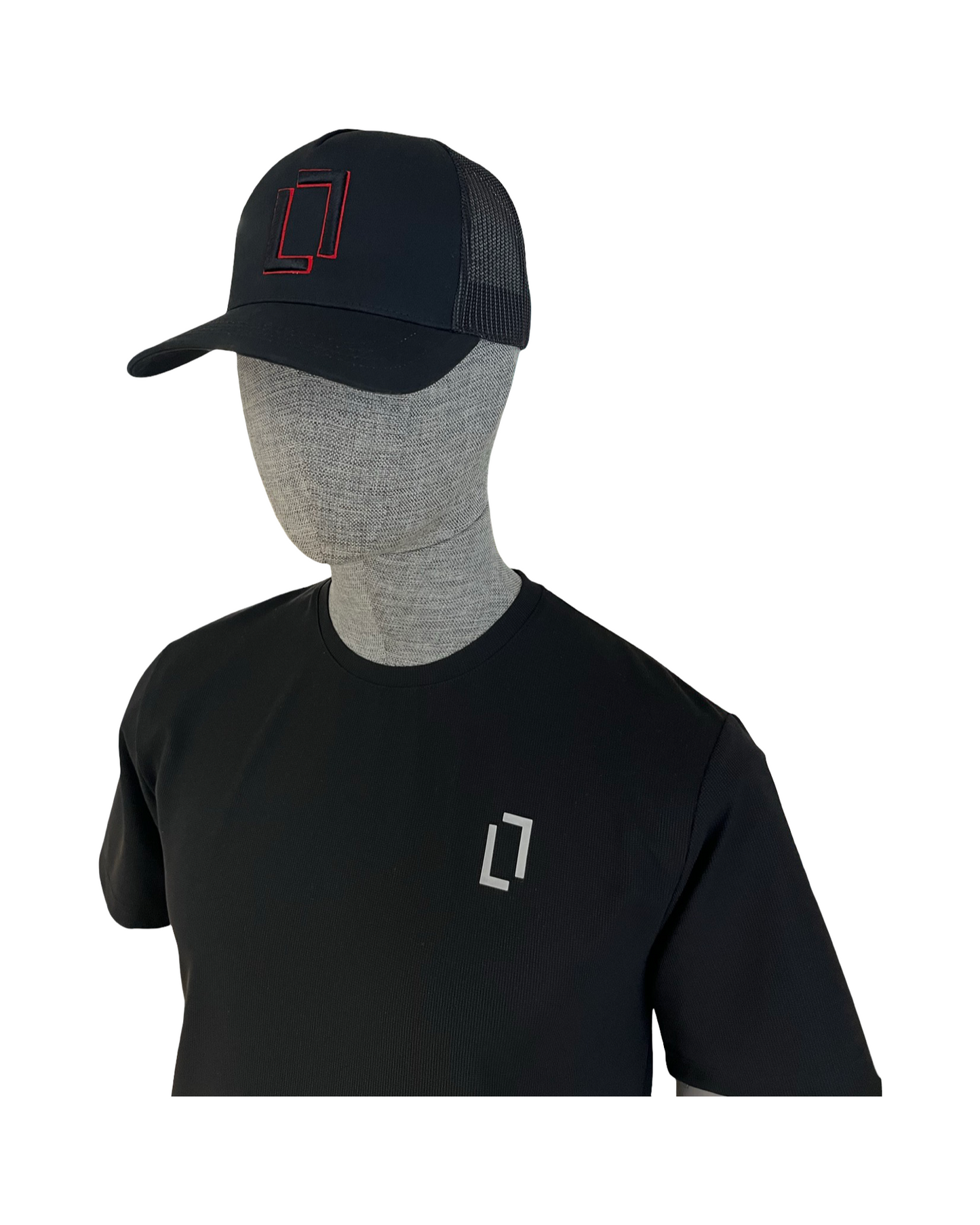 Bulletto Trucker Cap - black / Red