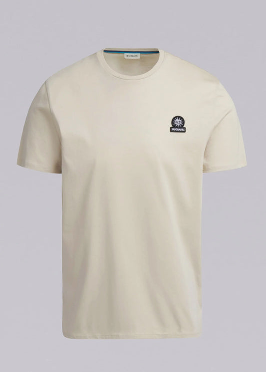 Sandbanks Badge Logo T - beige